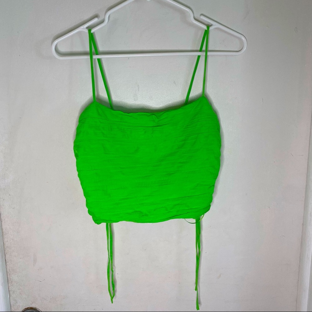 NWT Urban Outfitters Green Crop Tank